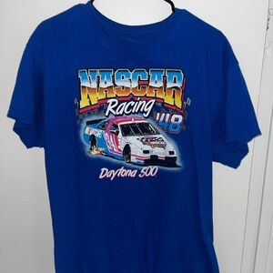 Nascar Racing Blue Short Sleeve Tee